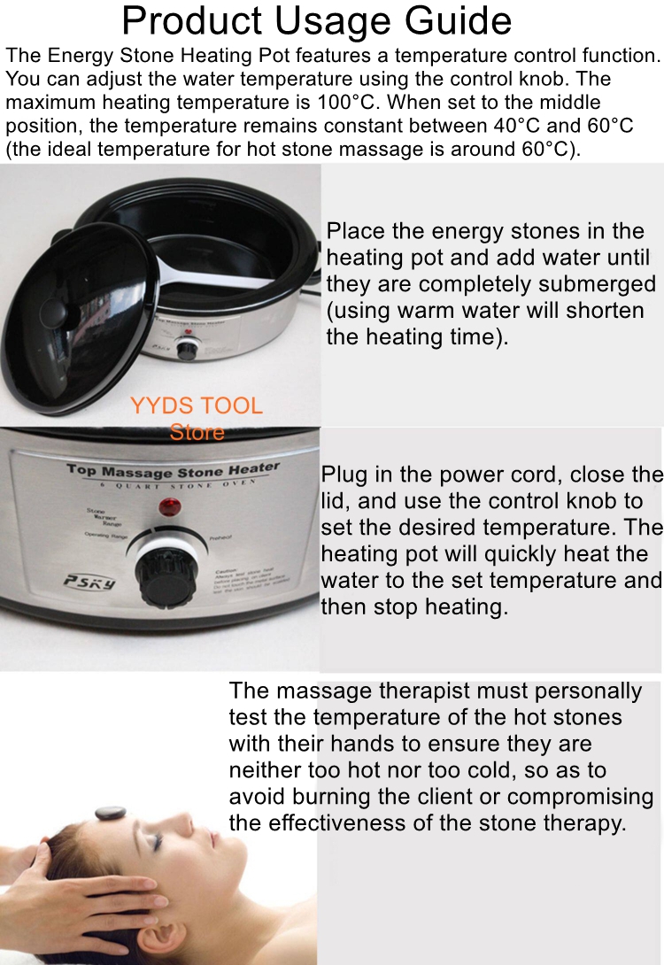 Spa Wellness And Beauty - SPA Energy Stone Heater, Wellness Volcanic