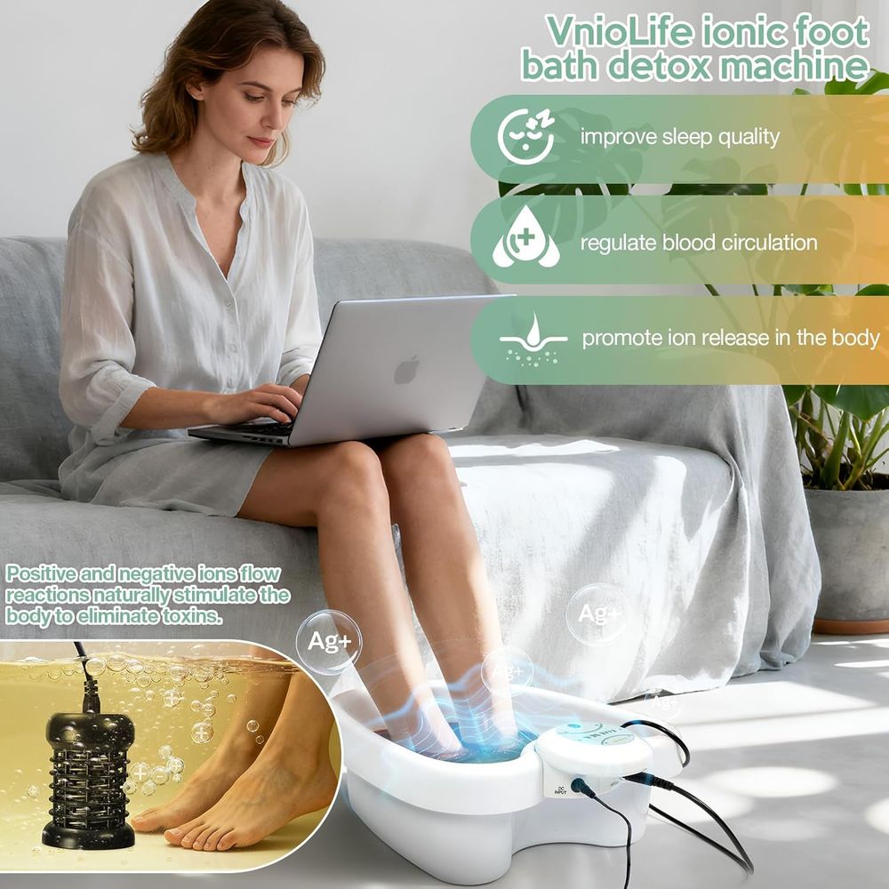 Portable Ionic Foot Spa Detox  – обзор и цена Spa Wellness And Beauty