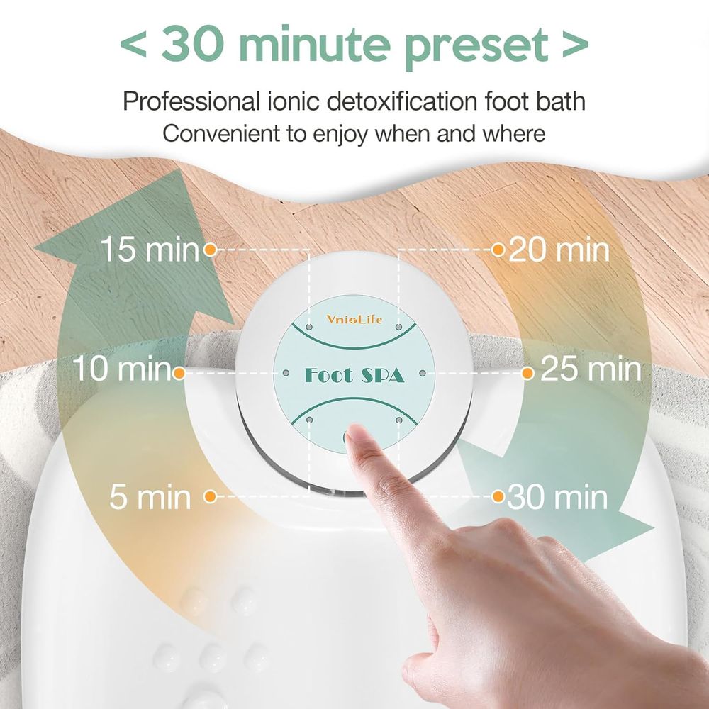 Portable Ionic Foot Spa Detox  – обзор и цена Spa Wellness And Beauty