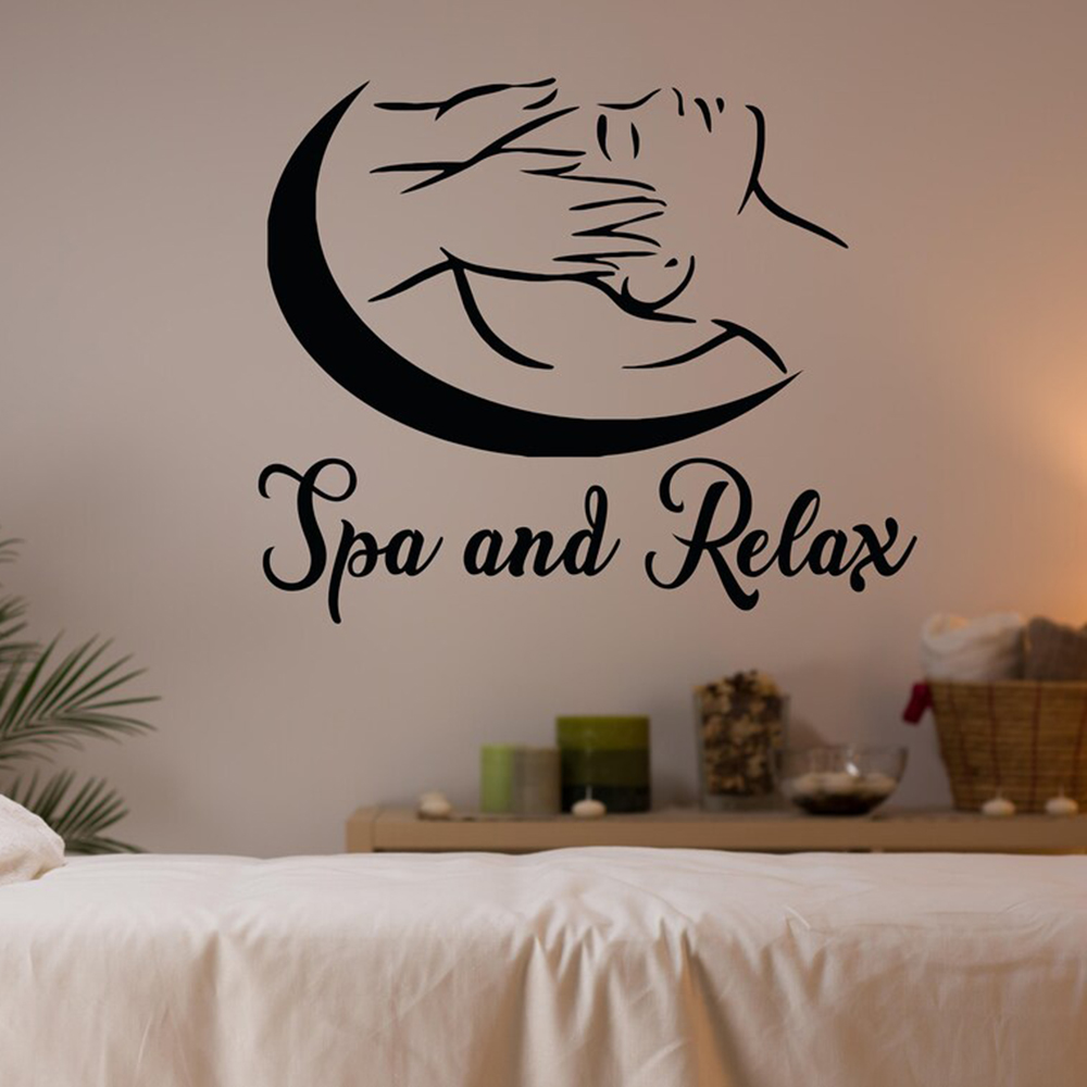 SPA Beauty Salon Wall Decals S – обзор и цена Spa Wellness And Beauty