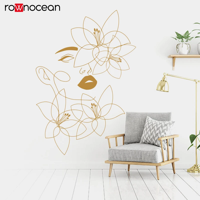 One Line Wall Decals Beauty Wa – обзор и цена Spa Wellness And Beauty