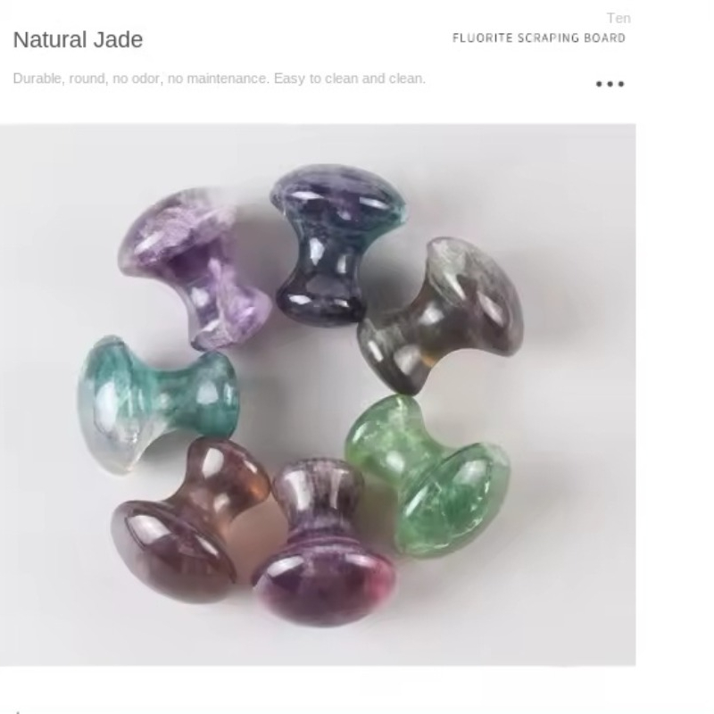 Natural Jade Massager Fluorite – обзор и цена Spa Wellness And Beauty